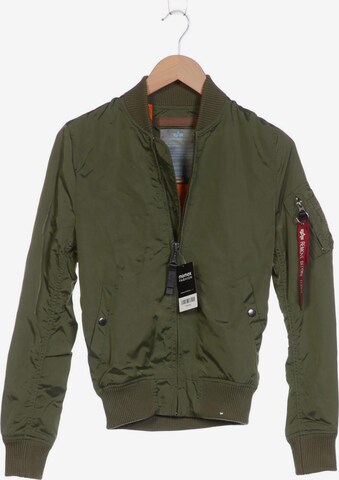 ALPHA INDUSTRIES Jacket & Coat in S in Green: front