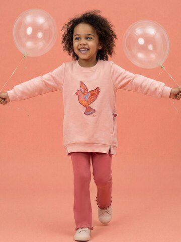 SIGIKID Pullover 'Sweatshirt Pink Birds' in Pink