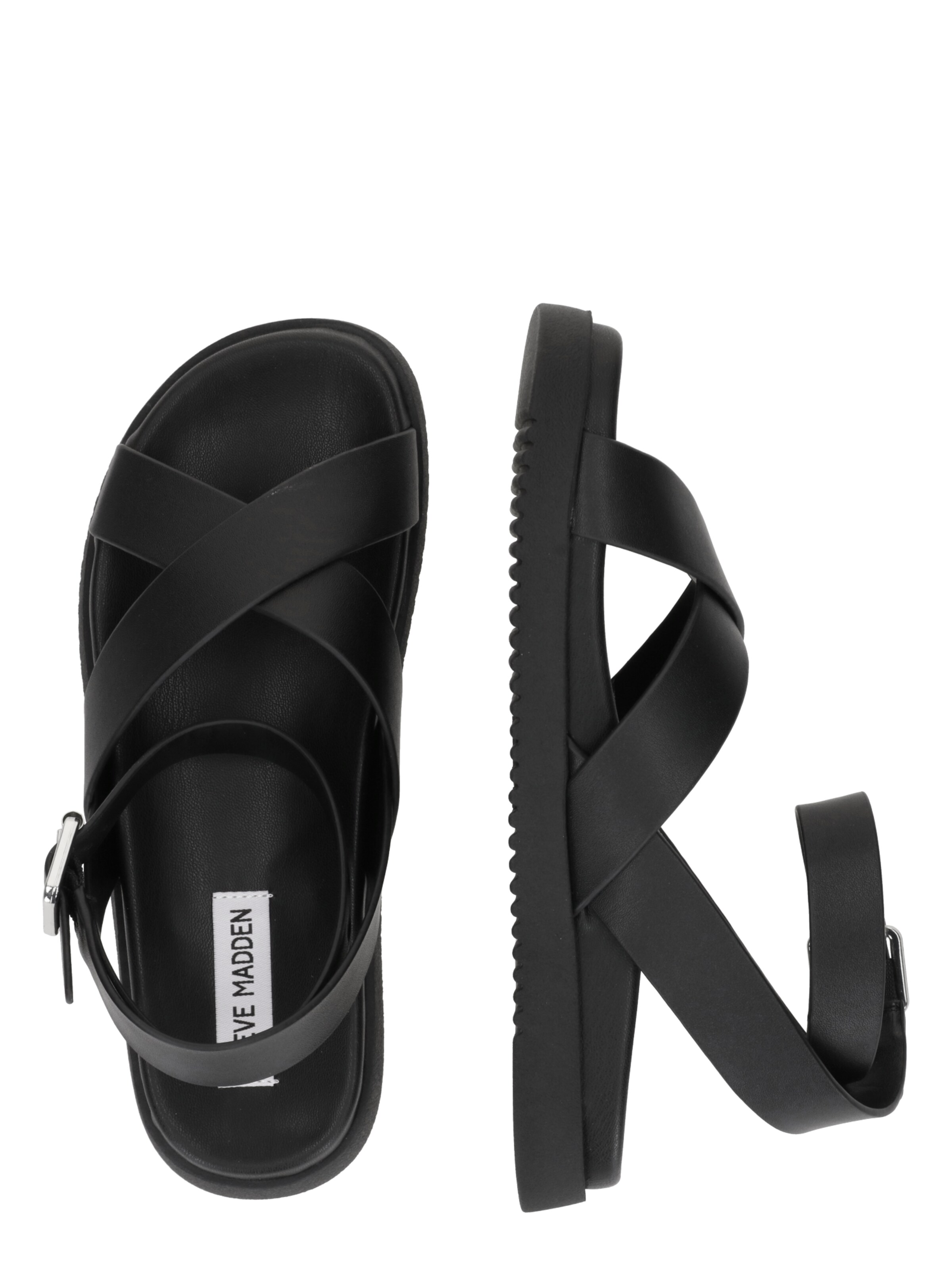 STEVE MADDEN Сандали с каишка 'My Bestie' в черно