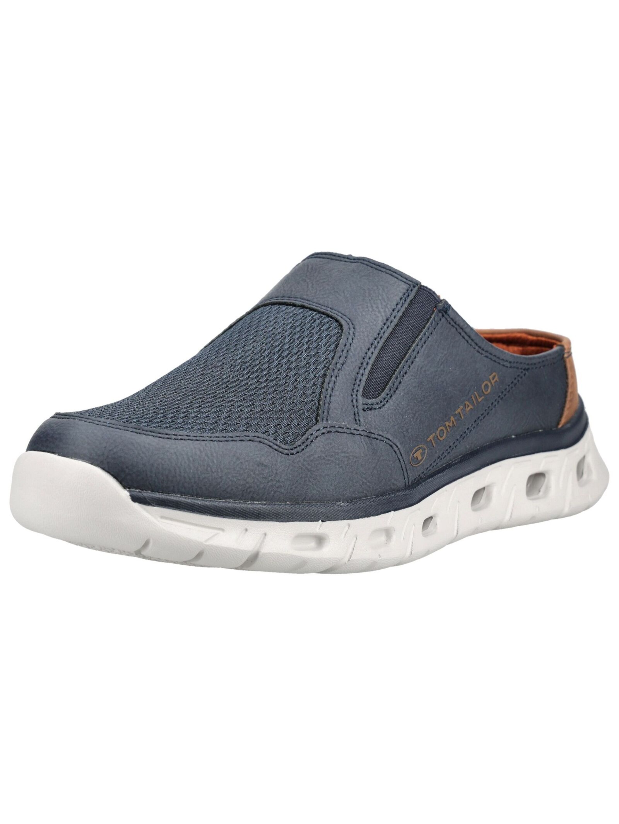 TOM TAILOR Mule en bleu marine / cappuccino, Vue avec produit