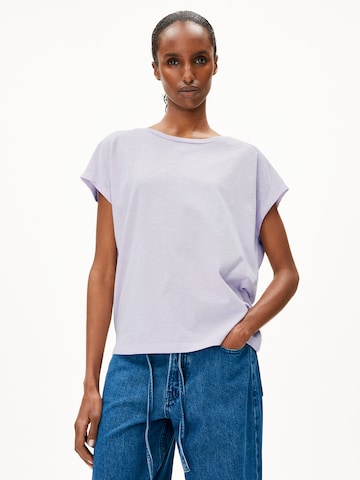 ARMEDANGELS Shirt 'Oneliaa' in Purple: front