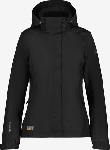 Veste outdoor 'Paljakka' Rukka en noir : devant