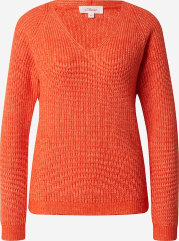 Pull-over s.Oliver en orange : devant