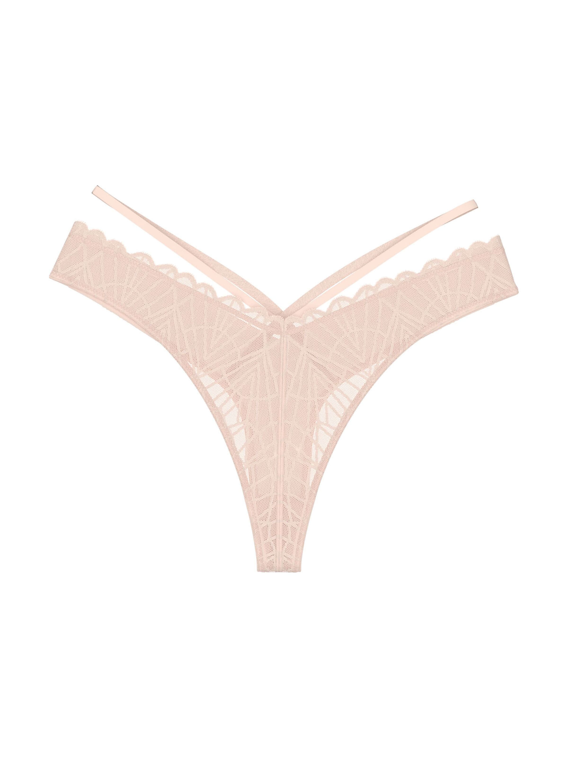 TRIUMPH Slip ' Red Label That Night In Vegas ' in Beige: front