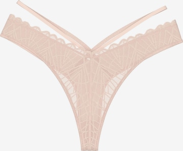 TRIUMPH Slip ' Red Label That Night In Vegas ' in Beige: front