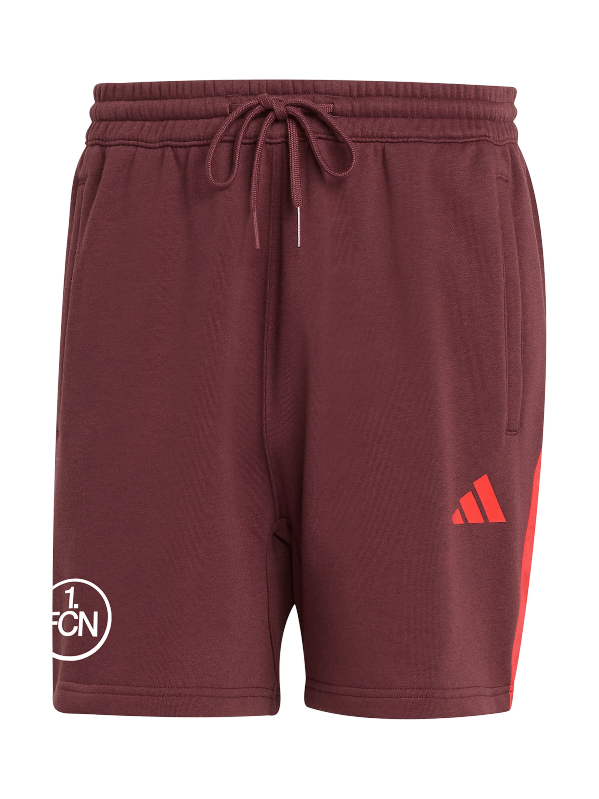 ADIDAS PERFORMANCE Calças de desporto '1. FC Nürnberg' em pêssego / vermelho / branco, Vista do artigo