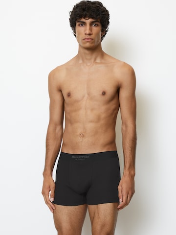 Marc O'Polo Boxer shorts ' Iconic Rib ' in Black: front