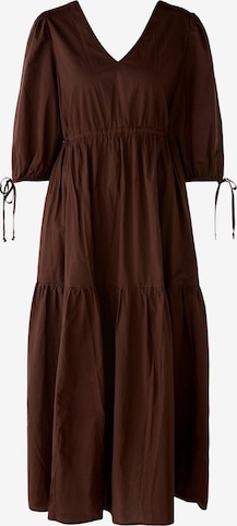 OUI Dress in Brown: front