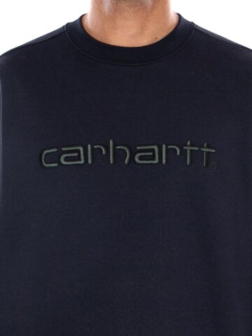 Carhartt WIP Sweatshirt 'CARHARTT SWEAT DARK NAVY / DARK SCARAB' in Blauw