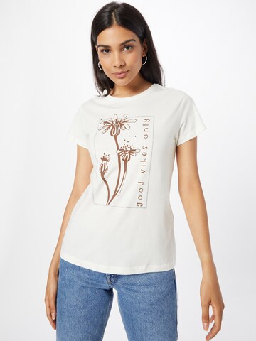 T-shirt 'Klara' JDY en blanc : devant