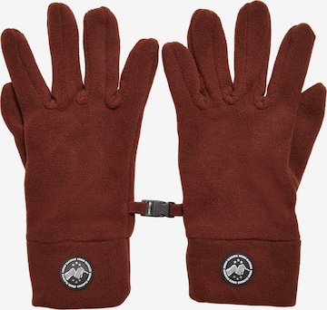 Urban Classics Full Finger Gloves in Brown