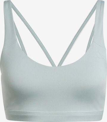 ADIDAS PERFORMANCE Sport bh 'ALL ME ESS' in Groen: voorkant