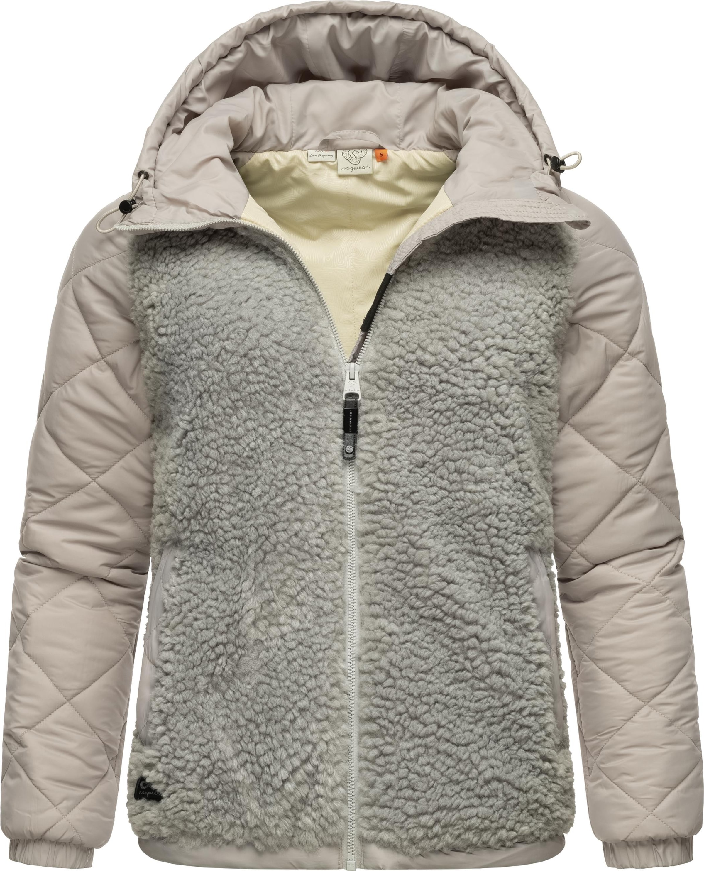 Ragwear Funktionsfleecejacka 'Leeloo' i beige: framsida