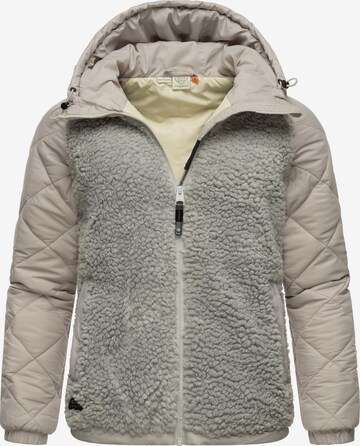 Veste en polaire fonctionnelle 'Leeloo' Ragwear en beige : devant