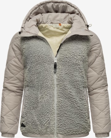 Ragwear Functionele fleece jas 'Leeloo' in Beige: voorkant