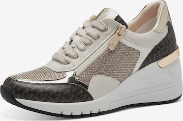 MARCO TOZZI - Zapatillas deportivas bajas en beige: frente