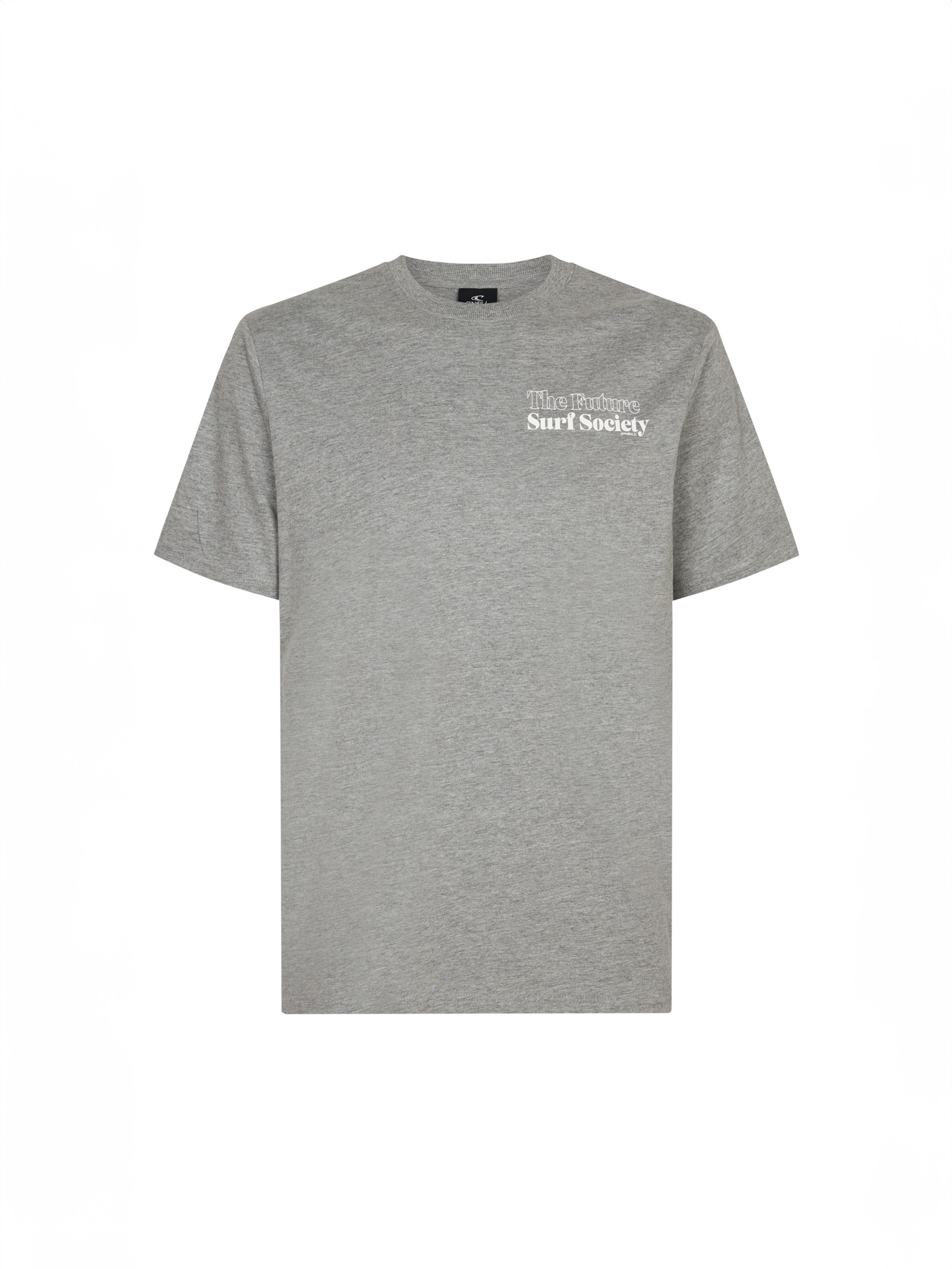 O'NEILL Tričko 'The Future Surf Society' - Sivá: predná strana