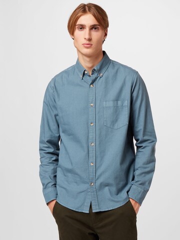 Cotton On Regular fit Button Up Shirt 'MAYFAIR' in Blue: front