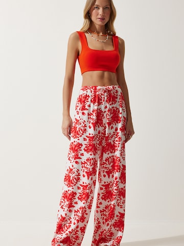 Wide Leg Pantalon Happiness İstanbul en beige