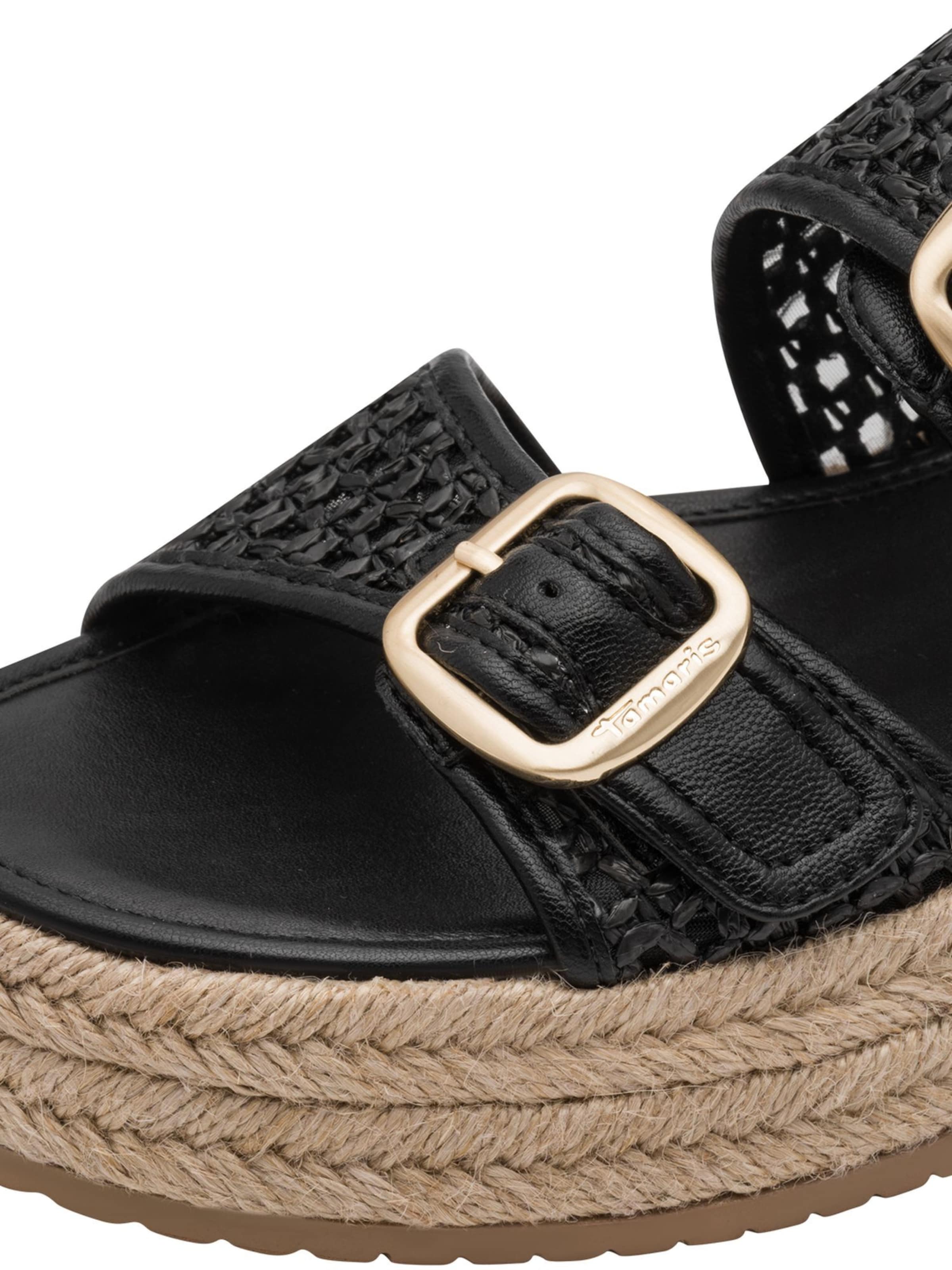 Mule Tamaris en noir