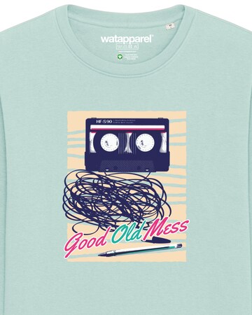 Felpa ' Good Old Mess ' di Watapparel in blu