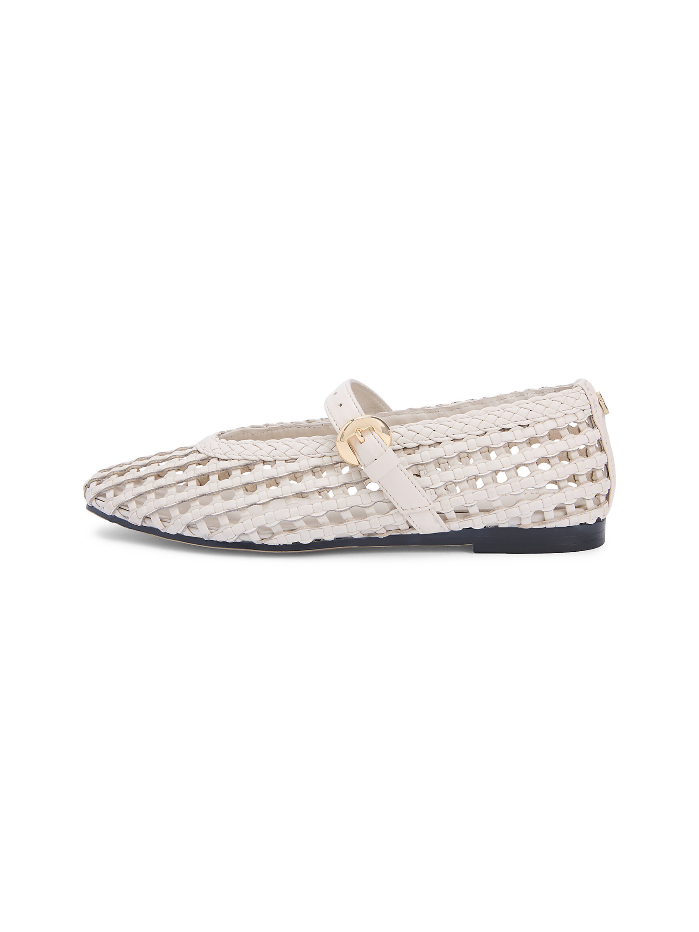 TOMMY HILFIGER Strap ballerina in Beige: front