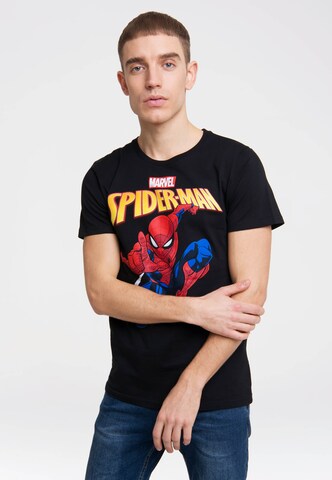 LOGOSHIRT Shirt 'Spiderman' in Mixed colors: front