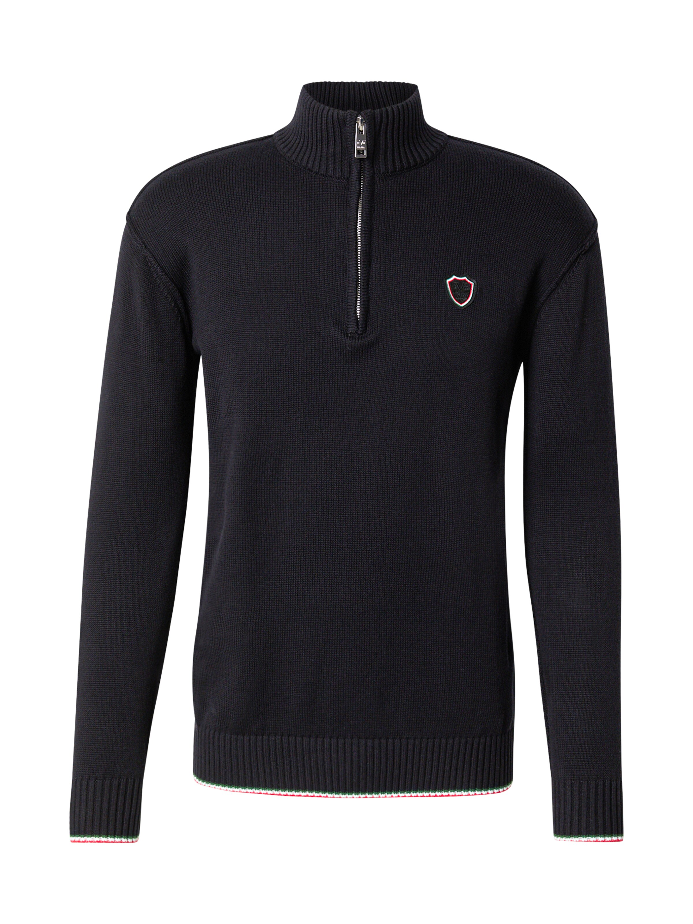 19V69 ITALIA Sweater 'Luca' in Black: front