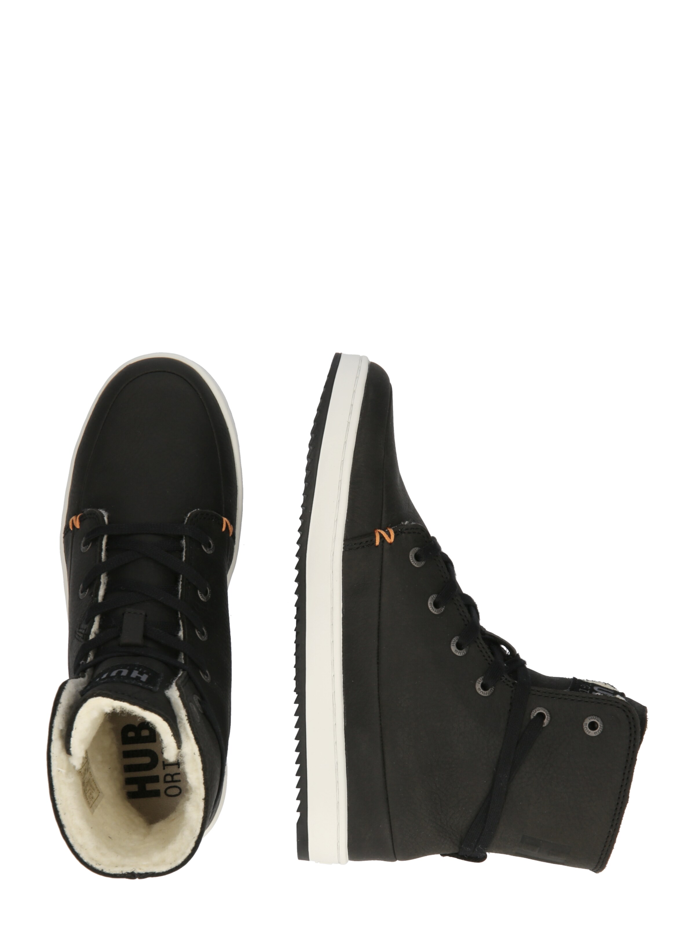 HUB Snørestøvletter 'Chess 2.0' i sort