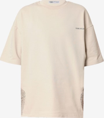 VAMOS CLO Tričko - Béžová: predná strana