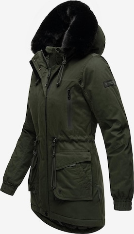 NAVAHOO Winterparka in Groen