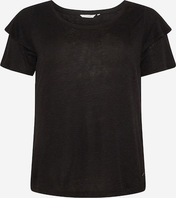 T-shirt Tom Tailor Women + en noir : devant