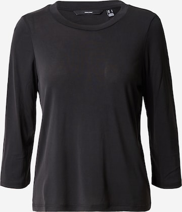 VERO MODA Shirt 'EVABIA' in Black: front