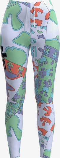 elho Leggings 'Lazise 89' en bleu clair / pomme / orange foncé / blanc, Vue avec produit