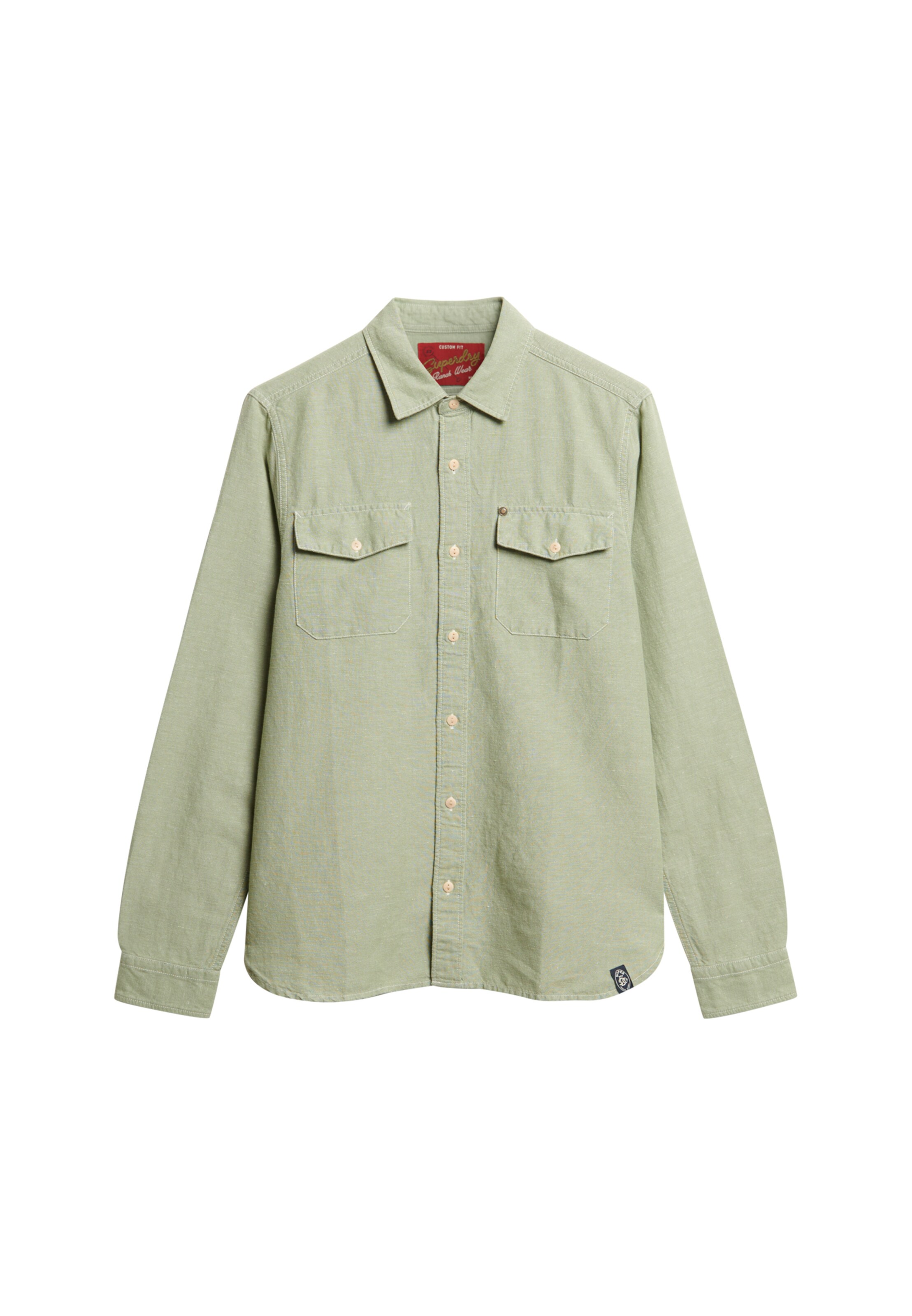 Superdry Hemd 'The Merchant Store' in hellgrün, Produktansicht