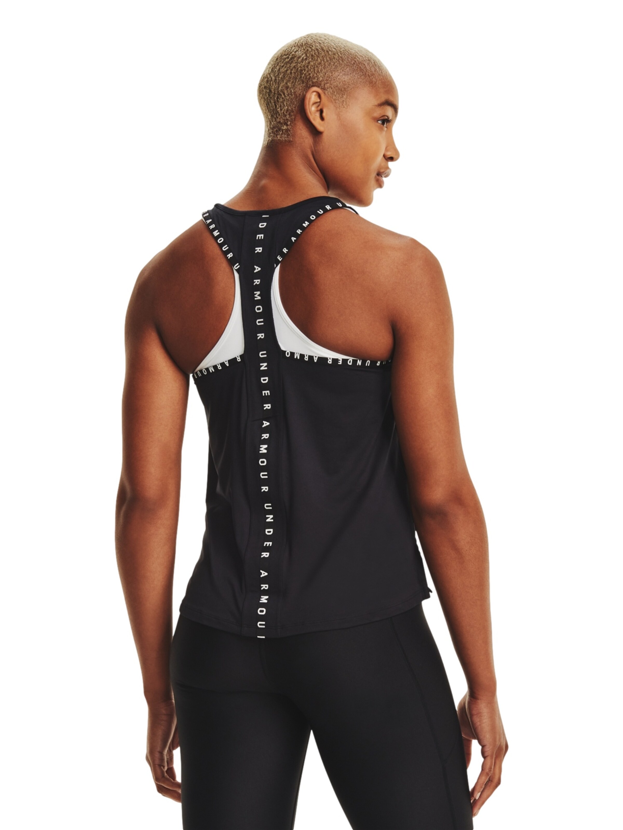 UNDER ARMOUR Top 'Knockout' in Schwarz