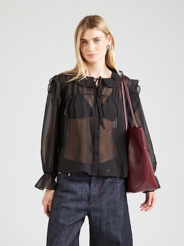 VERO MODA Bluzka 'VMPETRA' w kolorze czarny: przód