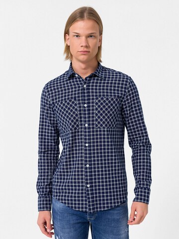 By Diess CollectionRegular Fit Košulja - plava boja: prednji dio