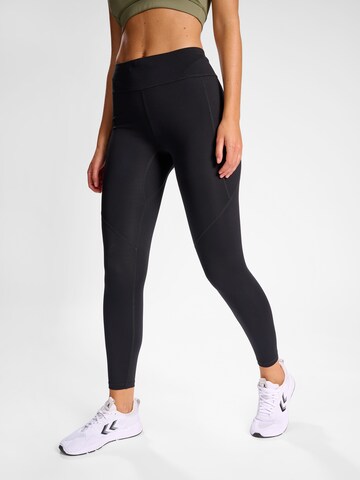 Skinny Pantalon de sport 'BEAT' Newline en noir : devant