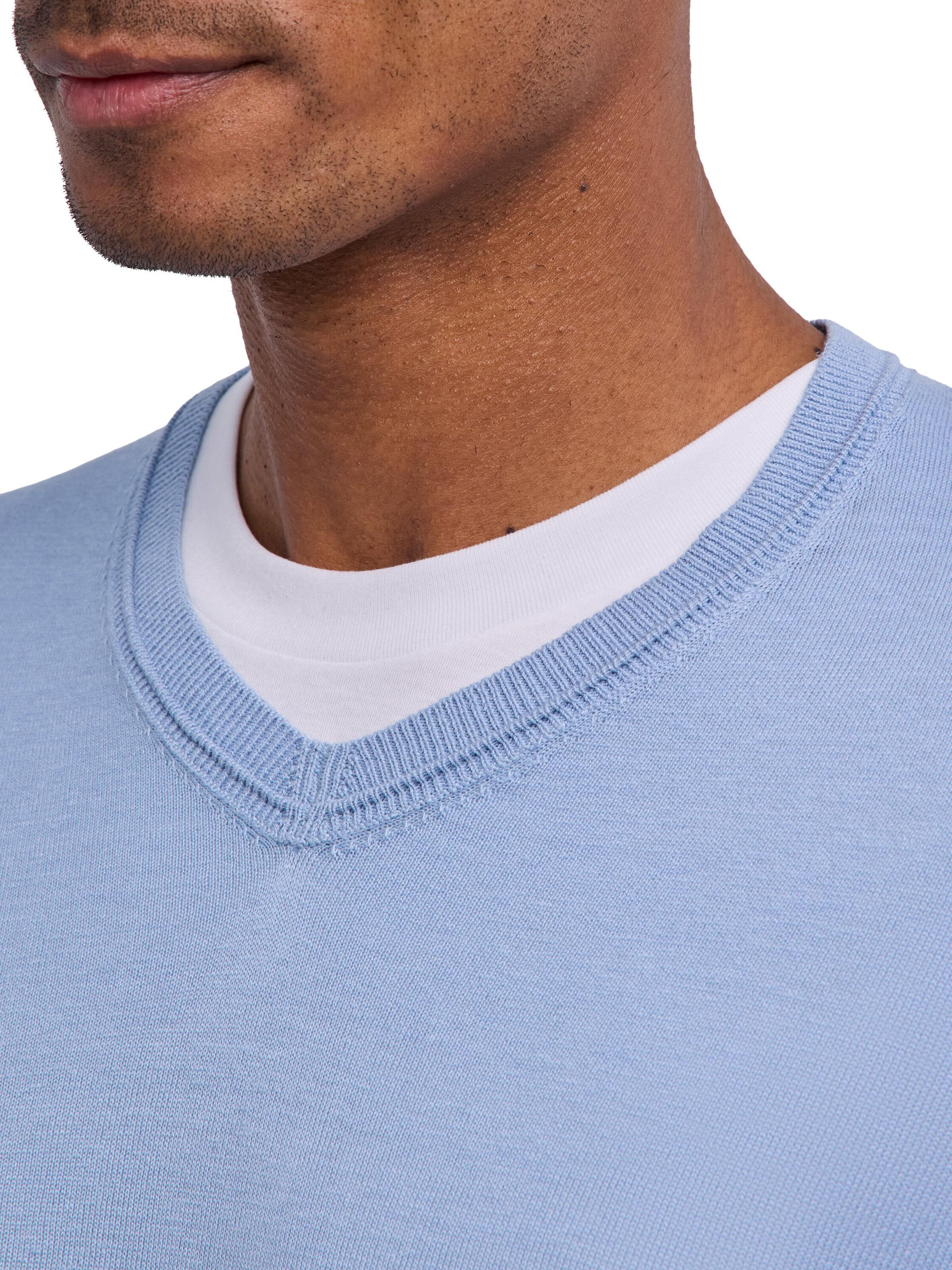 FALKE Sweater 'Silk Linen' in Blue