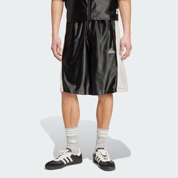 Loosefit Pantaloni 'Cutline' di ADIDAS ORIGINALS in nero: frontale