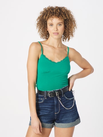 HOLLISTER Top in Groen: voorkant