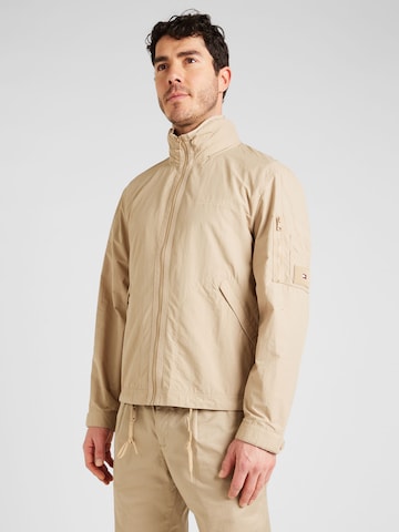 TOMMY HILFIGER Tussenjas in Beige: voorkant