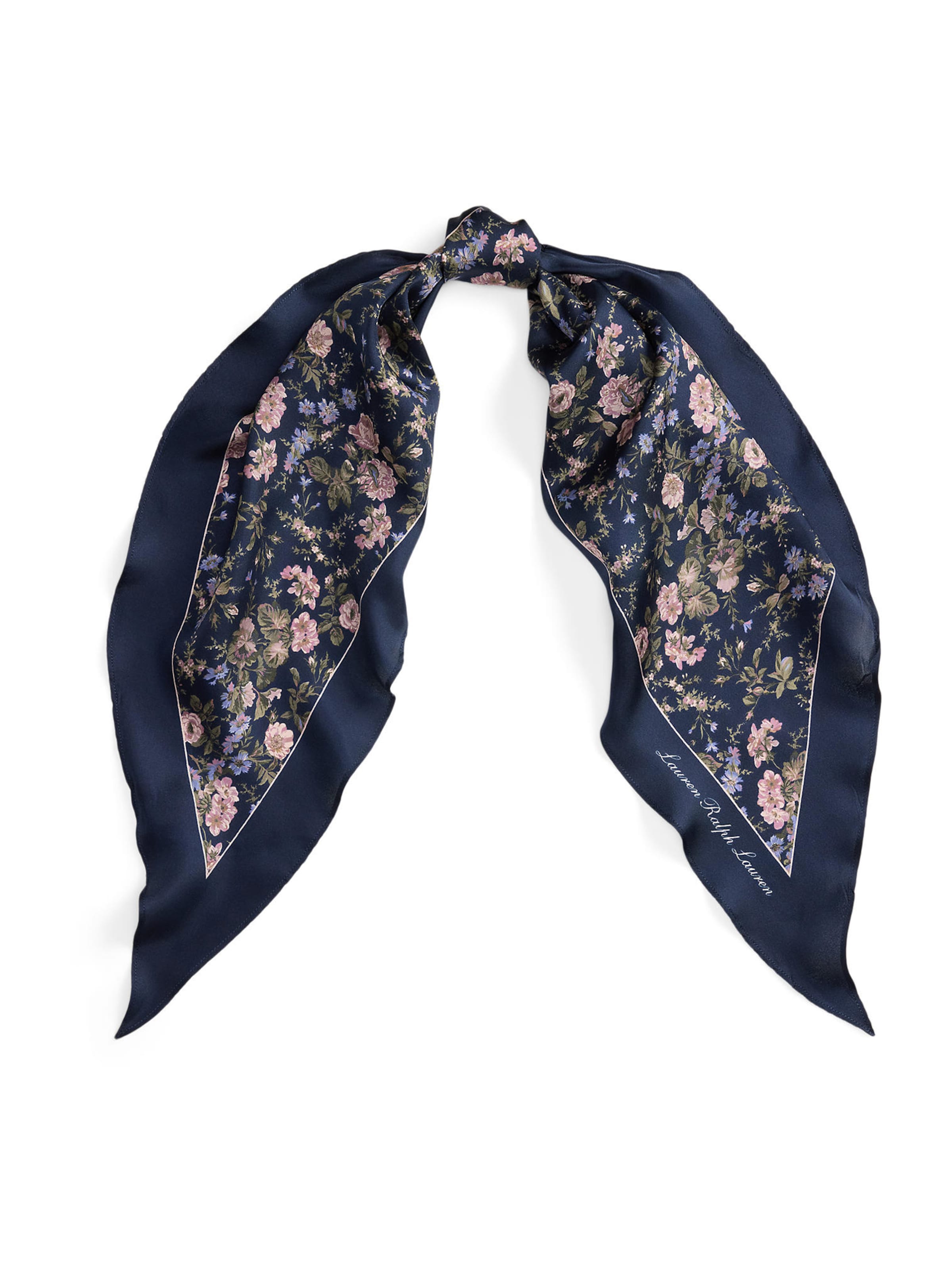 Lauren Ralph Lauren Huivi värissä sininen: etupuoli