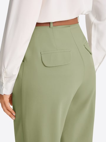 Imily Bela - Tapered Pantalón plisado en verde