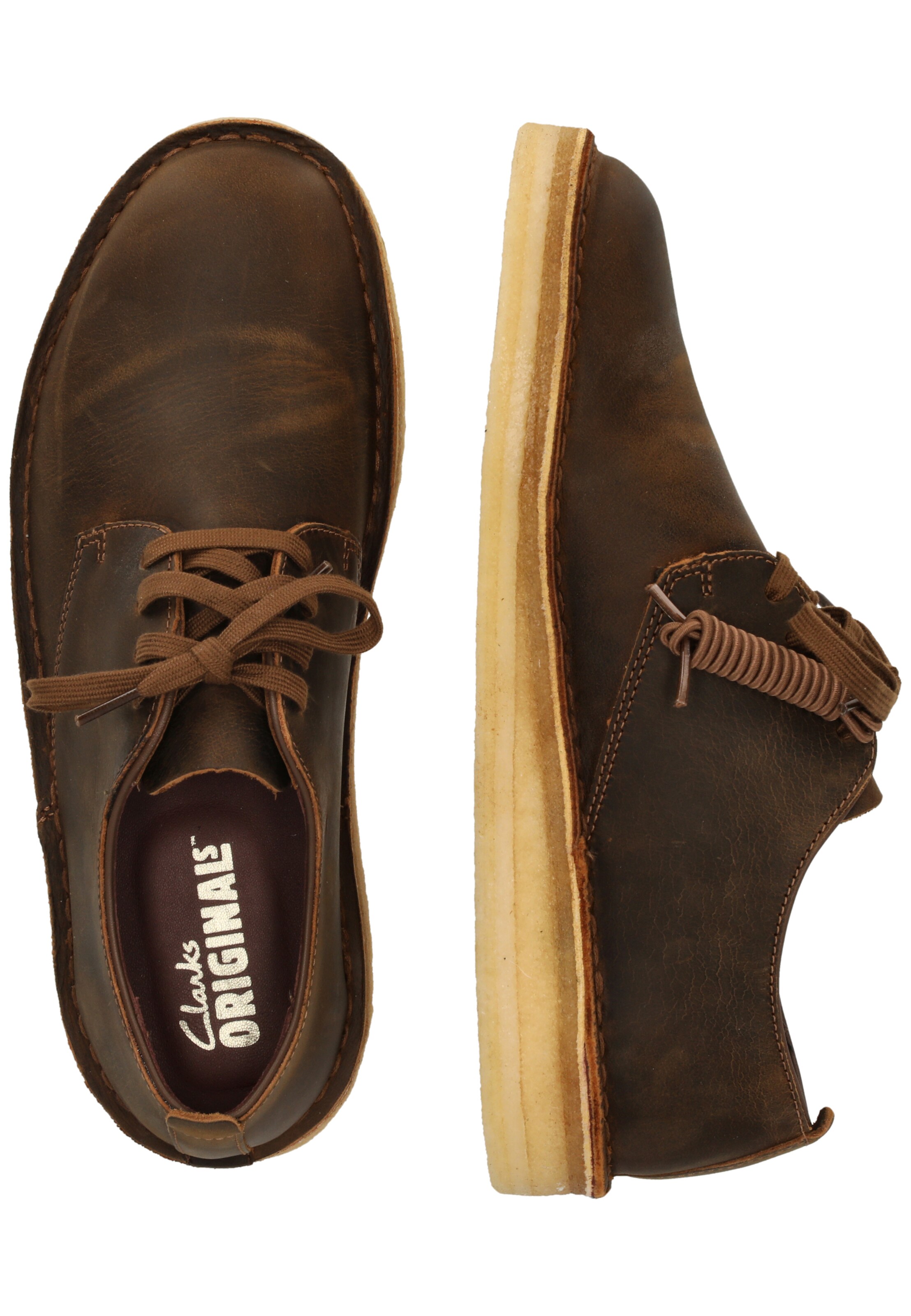 CLARKS Lace-Up Shoes 'Coal London' in Brown