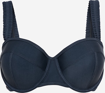 Top per bikini 'Gina' di LSCN by LASCANA in blu: frontale