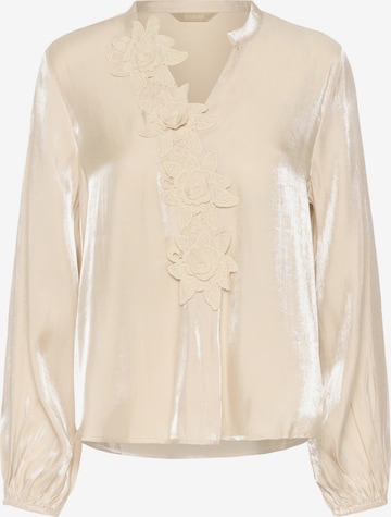 CULTURE Blouse 'CUfiola' in Beige: voorkant