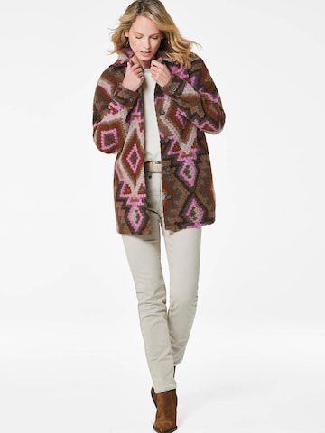 Goldner Jacke in Braun