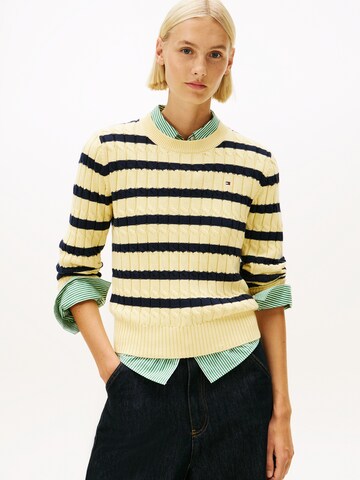 TOMMY HILFIGER Pullover in Gelb: Vorderseite